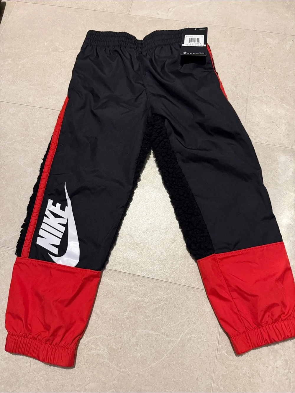 Nike Black with Red Trim Boys Athletic Shorts